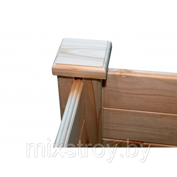 Клумба деревянная на ножках ComfortProm H77 x 62 x 62 cm - фото 2 - id-p215911304