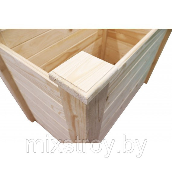 Клумба деревянная приподнятая ComfortProm H77 x 110 x 62 cm - фото 5 - id-p215911305