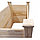Клумба деревянная приподнятая ComfortProm H77 x 110 x 62 cm, фото 6