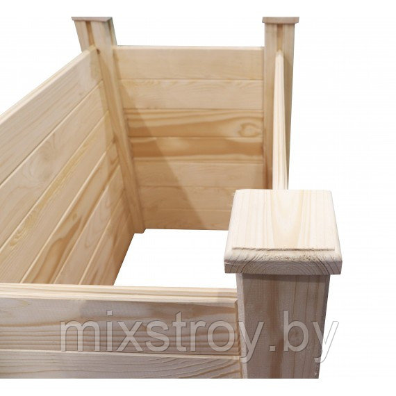 Клумба деревянная приподнятая ComfortProm H77 x 110 x 62 cm - фото 6 - id-p215911305