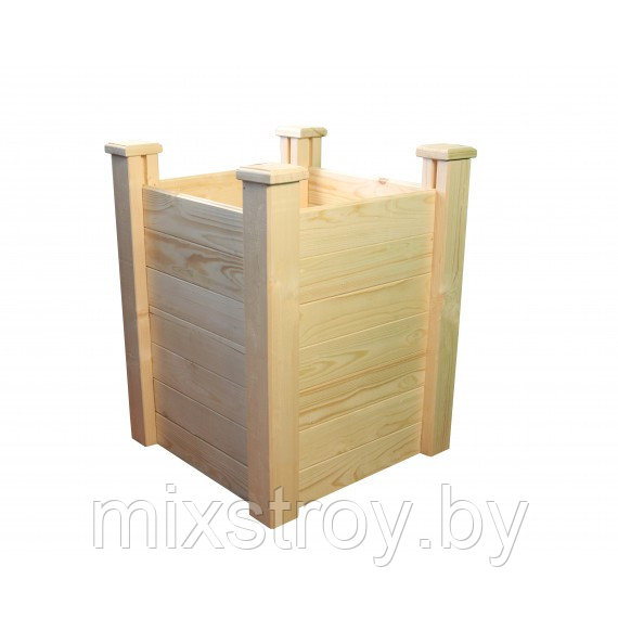 Клумба деревянная приподнятая ComfortProm H77 x 62 x 62 cm - фото 3 - id-p215911306