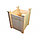Клумба деревянная приподнятая ComfortProm H77 x 62 x 62 cm, фото 4