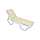 Комплект лежак-шезлонг из пластика белый, с подушкой и регулируемой спинкой, 2шт., фото 3