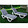 Комплект лежак-шезлонг из пластика белый, с подушкой и регулируемой спинкой, 2шт., фото 5