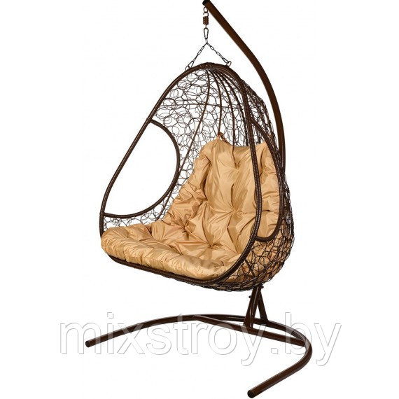 Кресло подвесное BiGarden Primavera Brown (двойной) - фото 1 - id-p215911622