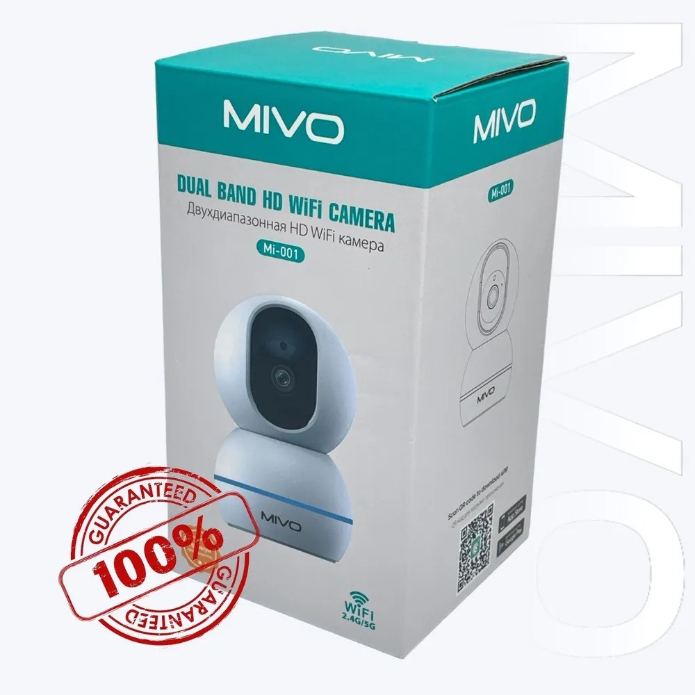 Поворотная камера видеонаблюдения IP WiFi Mivo Mi-001 (2.4 GHz,5 GHz) - фото 9 - id-p215925712