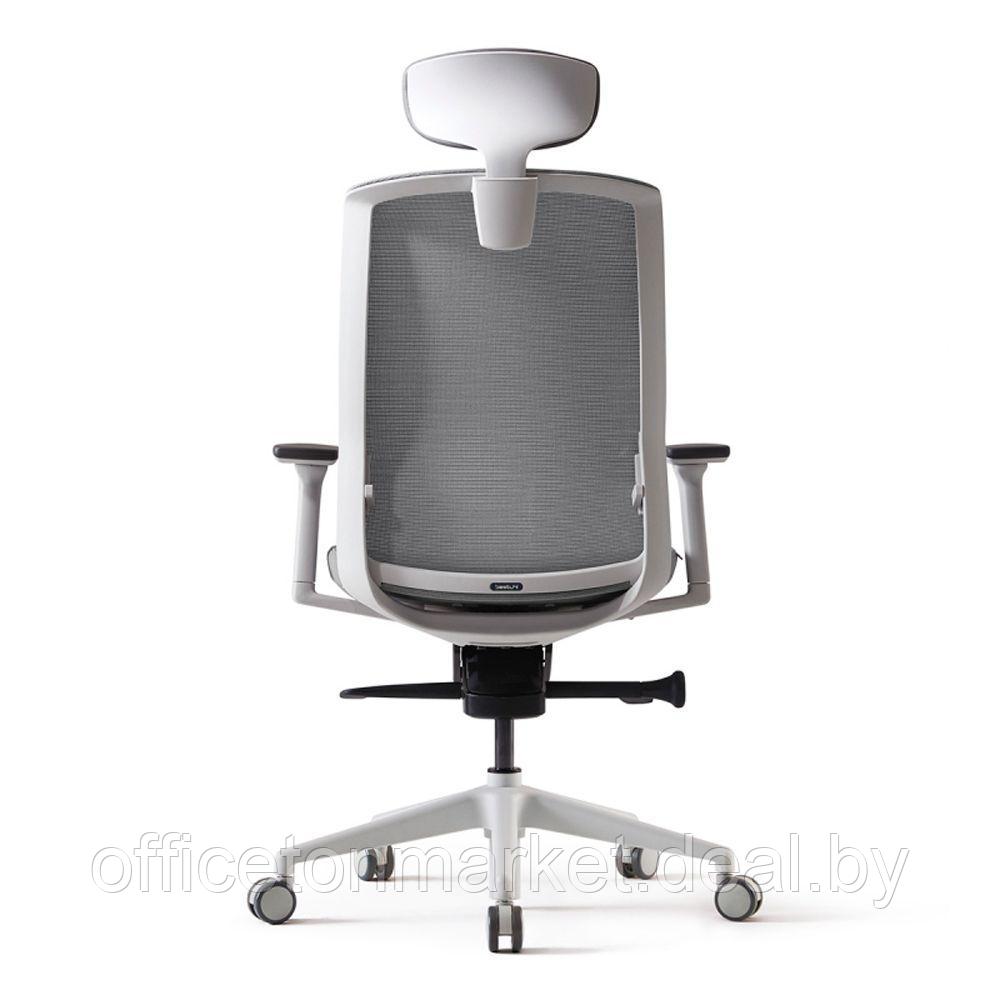 Кресло для руководителя BESTUHL "J1", сетка, ткань, пластик, серый - фото 5 - id-p215597041
