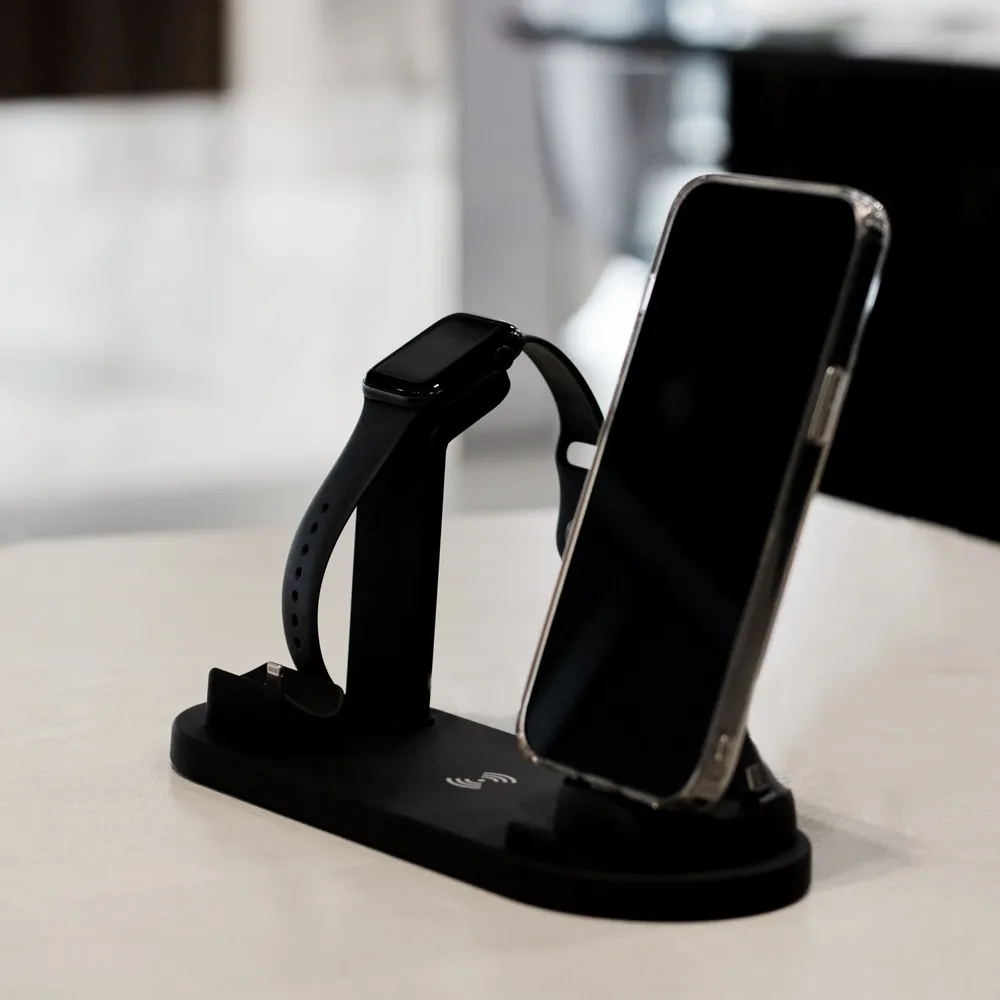 Многофункциональная зарядная ДОК-станция Multifunction charging stand 6 в 1 iPhone/Android/Micro USB - фото 3 - id-p215939498