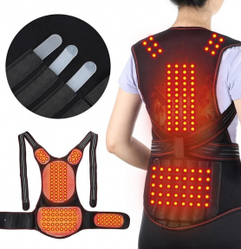 Турмалиновый самонагревающийся ортопедический жилет с магнитами Tourmaline Heat Insulating Vest  XL