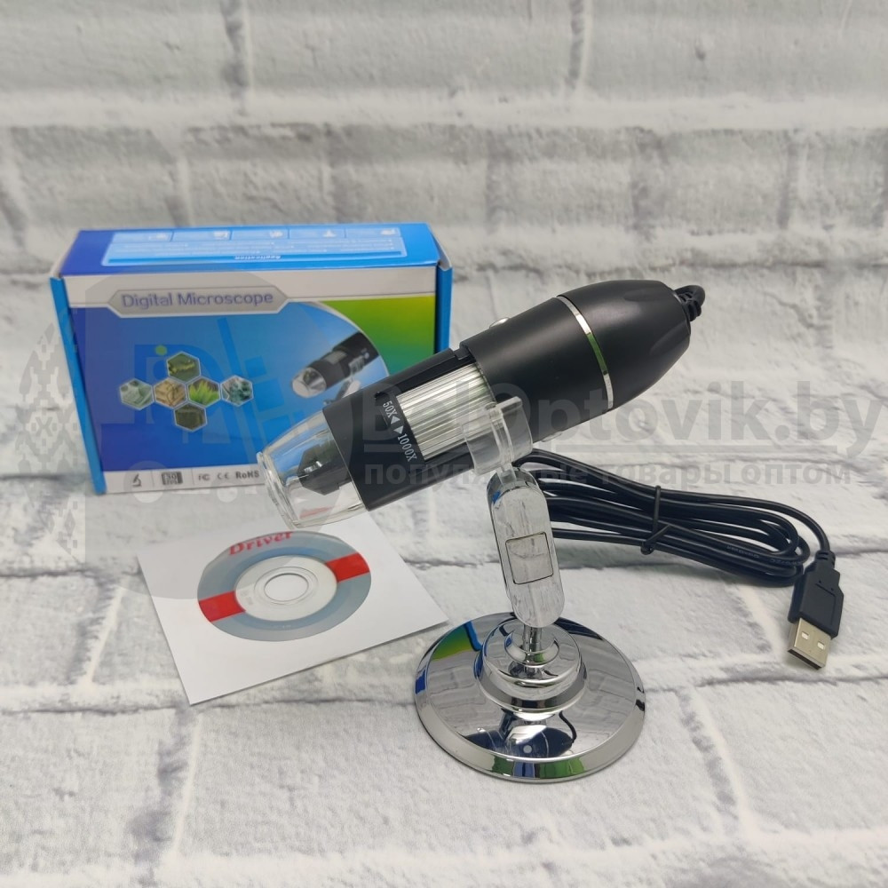 Цифровой USB-микроскоп Digital microscope electronic magnifier (4-х кратный ZOOM, с регулировкой 50-1000) - фото 10 - id-p215939511