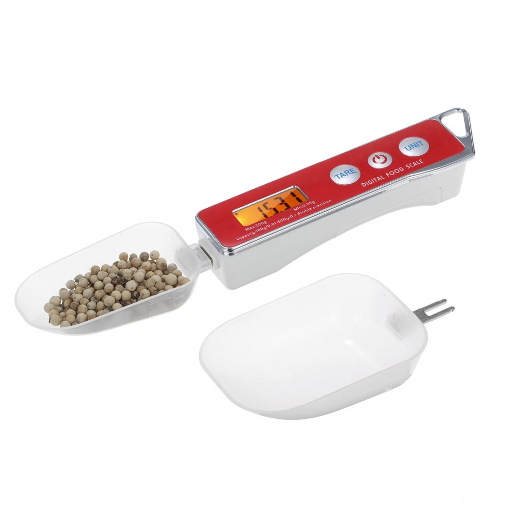 Кухонная электронная мерная ложка-весы с LCD экраном Digital spoon scale FD-01, 500 gr - фото 8 - id-p215941710
