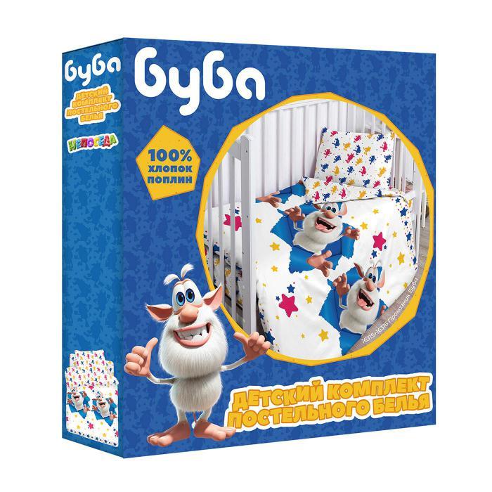 Детское постельное белье в кроватку для колыбели новорожденного Буба комплект набор постели ясельный - фото 10 - id-p215912407
