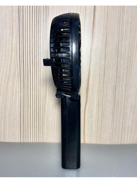 Вентилятор ручной мини портативный маленький usb на аккумуляторе карманный от жары беспроводной черный - фото 5 - id-p215913691