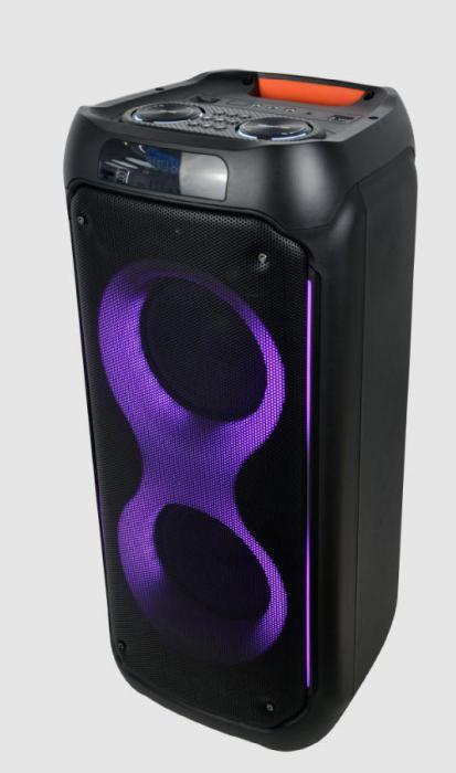 Большая колонка портативная беспроводная мощная акустическая напольная с микрофоном для пения караоке PERFEO - фото 1 - id-p215915045