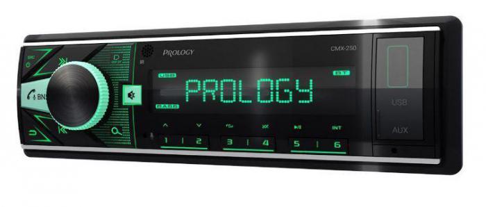 Автомагнитола PROLOGY CMX-250 FM/USB магнитола 1din в машину - фото 3 - id-p215916055