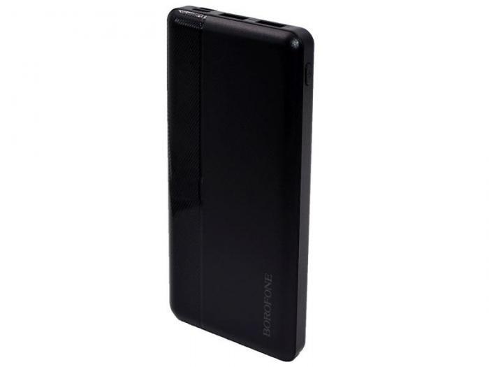 Внешний аккумулятор Borofone Power Bank BJ24 10000mAh черный Пауэрбанк для зарядки телефона - фото 1 - id-p215916133
