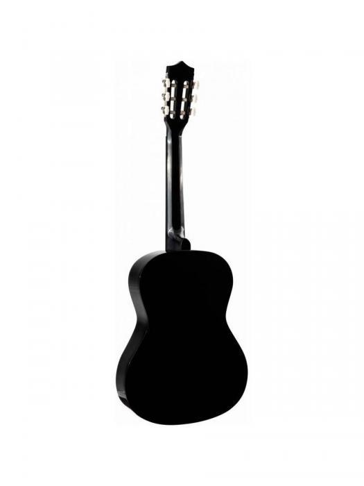 Гитара акустическая шестиструнная 7/8 черная классическая 6 струнная - фото 6 - id-p215917220