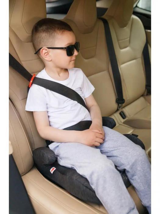 Бустер isofix автомобильный для детей ребенка автокресло детское удерживающие устройство бескаркасное 15-36 кг - фото 6 - id-p215912601