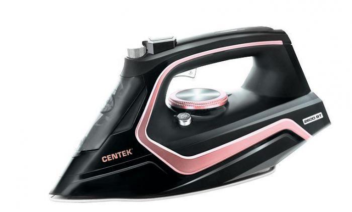 Бытовой домашний утюг CENTEK CT-2313 розовый - фото 1 - id-p215922391