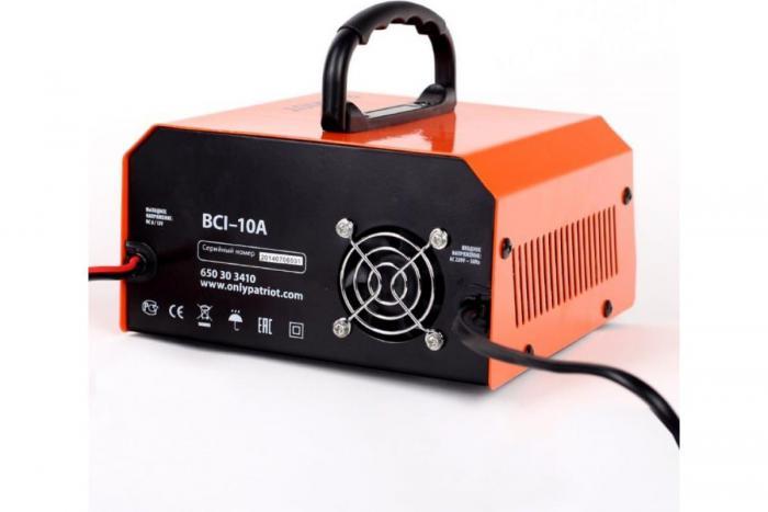 Импульсное зарядное устройство PATRIOT BCI 10A 650303410 для аккумулятора авто - фото 2 - id-p215924547