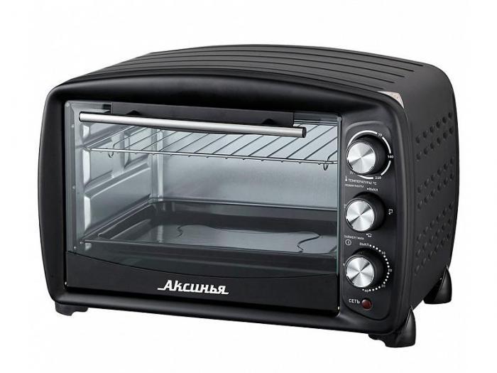 Мини печь Аксинья КС-5700 черная духовка электрическая настольный жарочный шкаф для дачи - фото 1 - id-p215922446