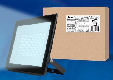 Прожектор светодиодный уличный UNIEL ULF-F20-200W/6500K IP65 черный для архитектурной подсветки зданий - фото 1 - id-p215920398