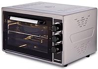 Настольная духовка мини печь электрическая KRAFT KF-MO 4500 GR серый жарочный шкаф для дачи выпечки хлеба