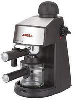 Кофеварка рожковая бойлерная электрическая Кофемашина эспрессо для дома ARESA AR-1601