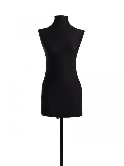 Манекен портновский женский для одежды XS 40-42 торс для шитья черный - фото 7 - id-p215913900