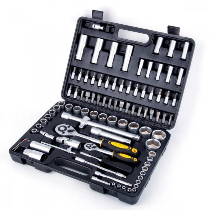 Набор инструментов для авто в чемодане Zitrek SAM94 SET 92 универсальный слесарный 065-0025 - фото 1 - id-p215920435