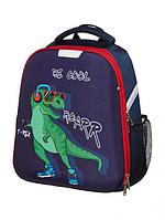 Детский школьный рюкзак для первоклассника Динозавр ученический каркасный ранец портфель для мальчика