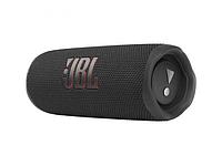 Портативная беспроводная акустическая блютуз мини колонка JBL Flip 6 черная Bluetooth для улицы детей