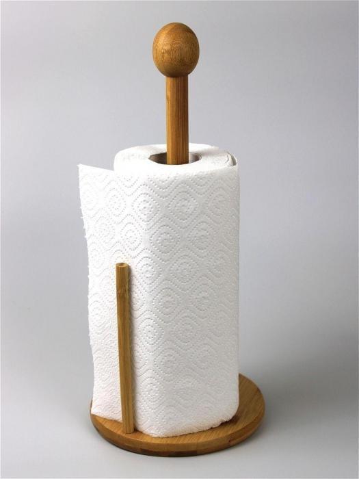 Держатель для бумажных полотенец и салфеток Деревянная подставка настольная для кухни - фото 6 - id-p215915328