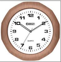 Настенные круглые кварцевые часы стрелки для спальни дома ENERGY EC-15