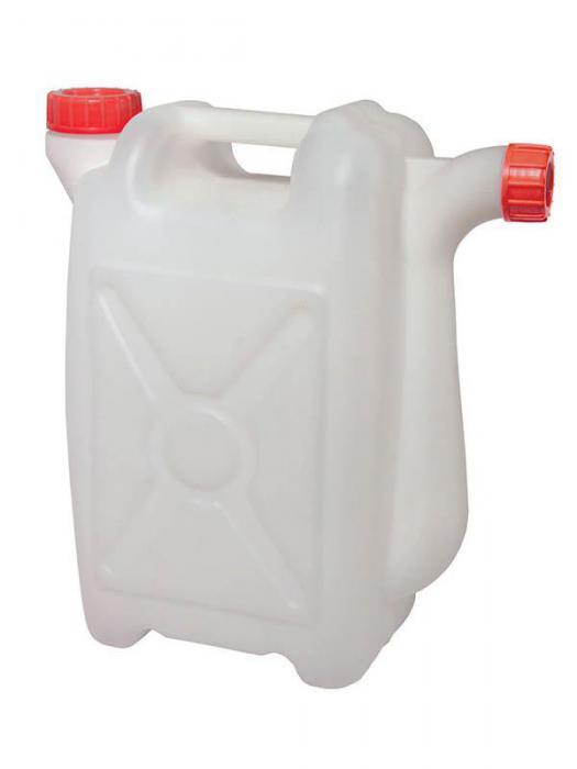 Канистра пищевая пластиковая для воды 15л со сливом Альтернатива М427 с носиком - фото 1 - id-p215922595