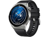 Умные часы мужские электронные Huawei Watch GT 3 Pro Odin-B19S Black Fluoroelastomer Strap 55028473