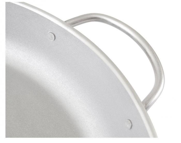 Сковорода алюминиевая литая большая 30 см сковородка с двумя ручками сотейник без покрытия для газовой плиты - фото 3 - id-p215917475