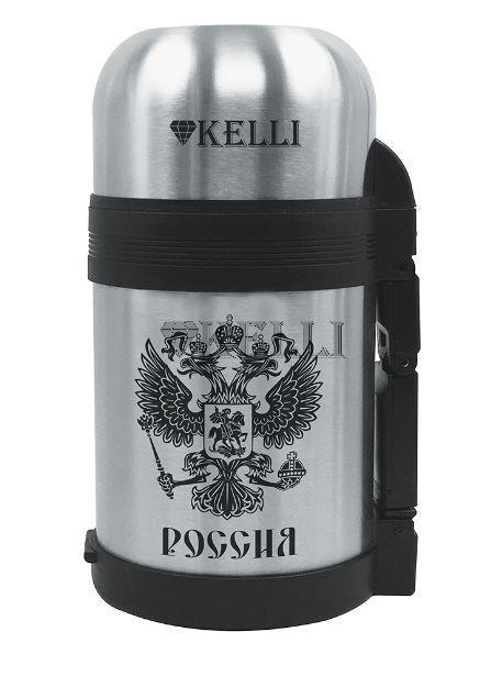 Маленький суповой термос для еды с широким горлом KELLI KL-0909 0,6л пищевой для супа - фото 1 - id-p215923770