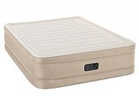 Двуспальный надувной матрас кровать для сна BestWay Fortech Airbed 69050 BW со встроенным насосом