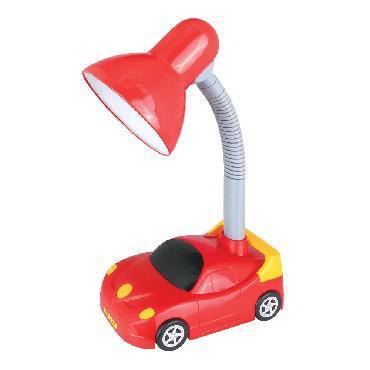 Детская настольная лампа CAMELION KD-383 C04 красный светильник на подставке машинка для мальчика - фото 1 - id-p215918634