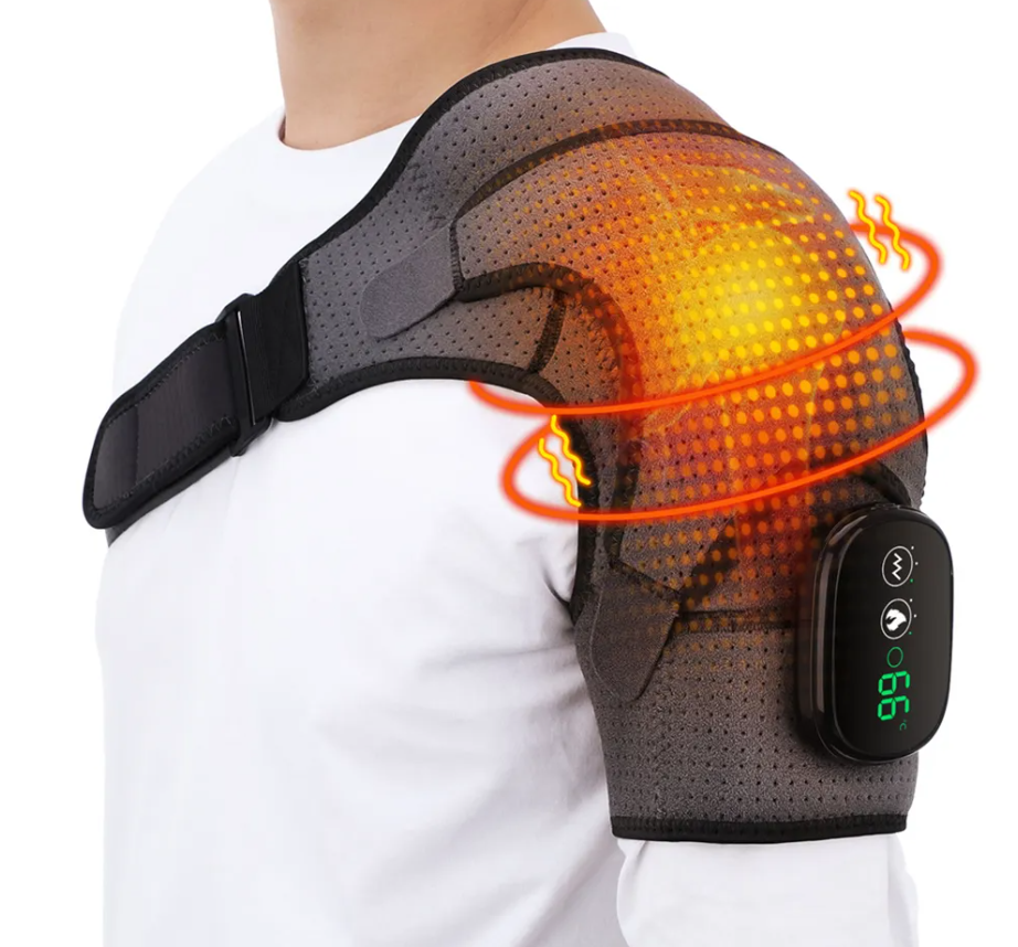 Физиотерапевтический электрический массажер для суставов с подогревом Fever knee massager D102 - фото 10 - id-p215941575