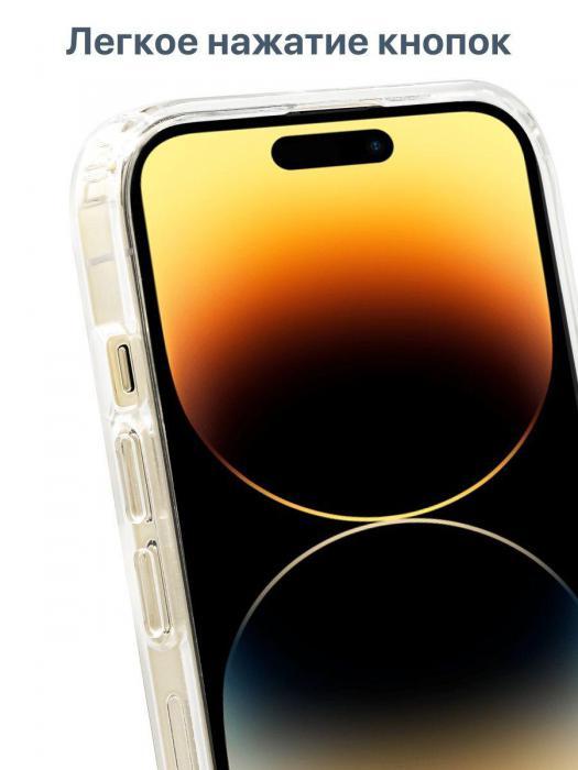 Прозрачный чехол Magsafe на iphone 14 Pro силиконовый бампер для айфон 14 про - фото 7 - id-p215915481