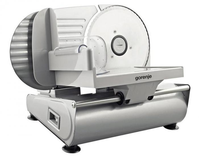 Электрическая ломтерезка бытовая слайсер машинка для нарезки колбасы дома Gorenje R506E - фото 1 - id-p215924880