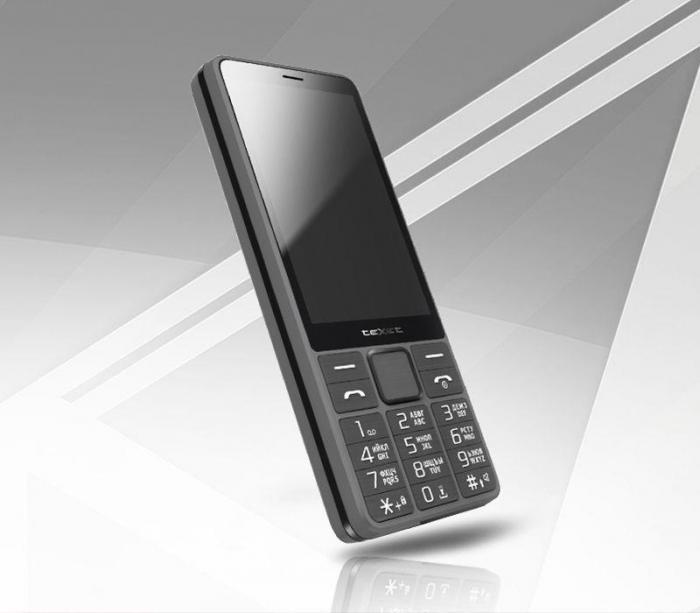 Кнопочный сотовый мобильный телефон TEXET TM-D324 серый - фото 3 - id-p215919648