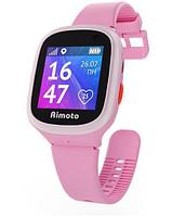 Детские умные смарт часы-телефон для девочки с камерой GPS AIMOTO START 2 9900201 розовые