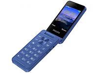 Телефон раскладушка кнопочный сотовый Philips Xenium E2602 синий