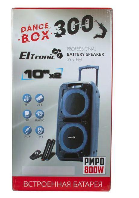Большая мощная портативная блютуз колонка ELTRONIC 20-14 DANCE BOX караоке со светомузыкой - фото 5 - id-p215919685
