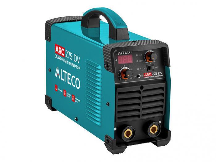 Профессиональный сварочный аппарат Alteco ARC-275DV Standard 21573 электродный ручной сварочник дуговая сварка - фото 1 - id-p215917625