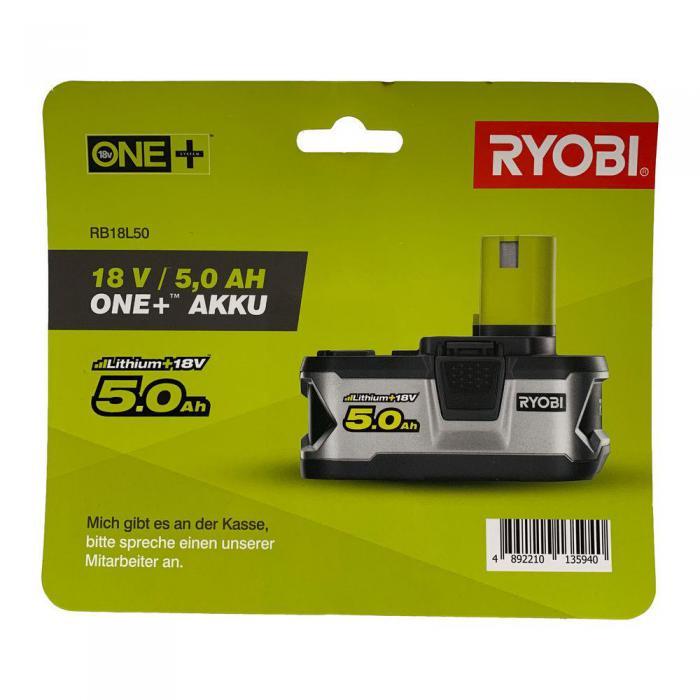 Аккумулятор RYOBI RB18L50 - фото 4 - id-p215922948