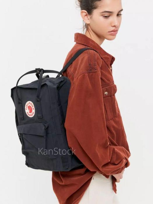 Рюкзак kanken школьный для подростков девочек мальчиков черный подростковый канкен молодежная сумка с лисой - фото 6 - id-p215912974